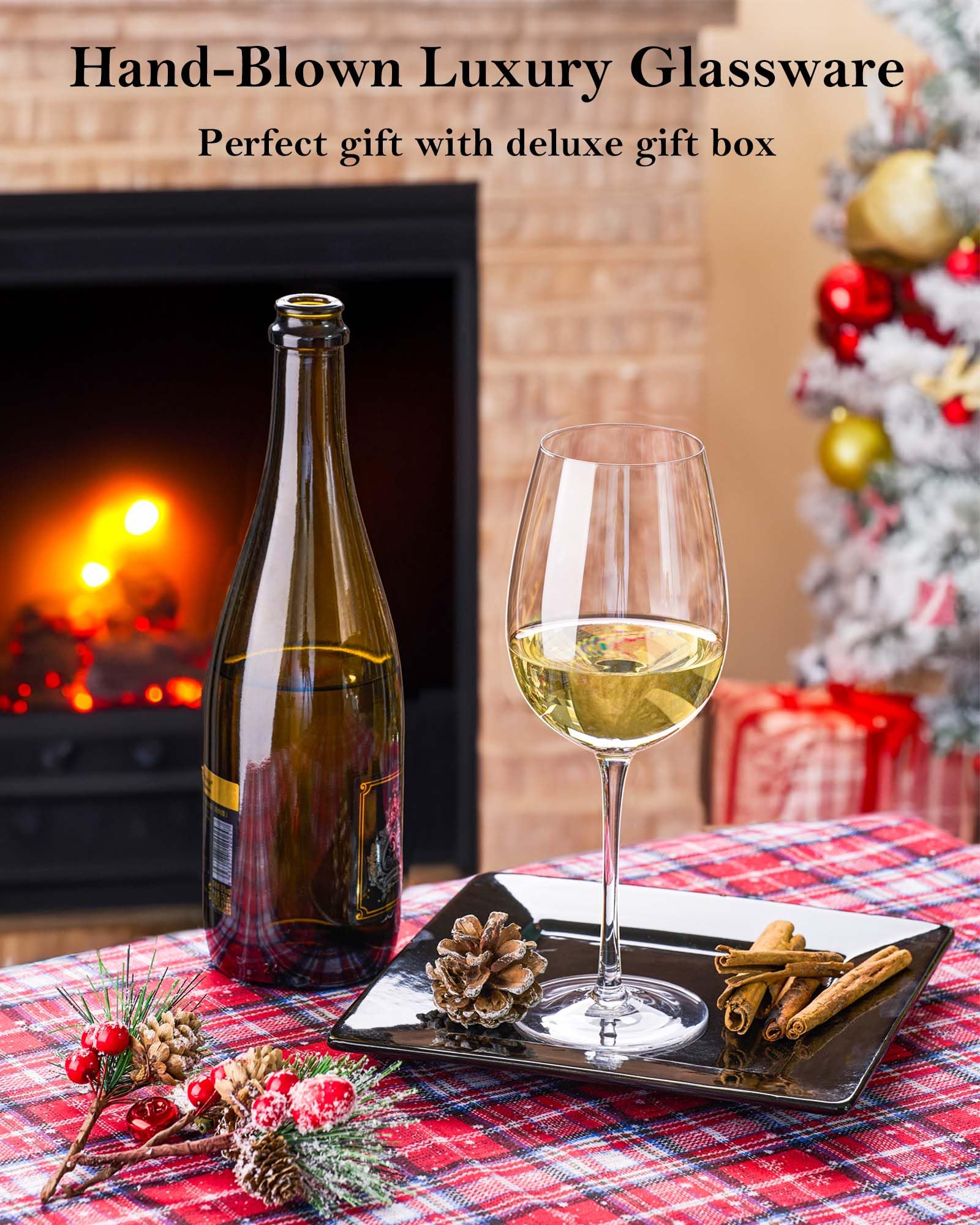 JBHO gift-packaging for wine glasses, ideal for celebrations and gifting