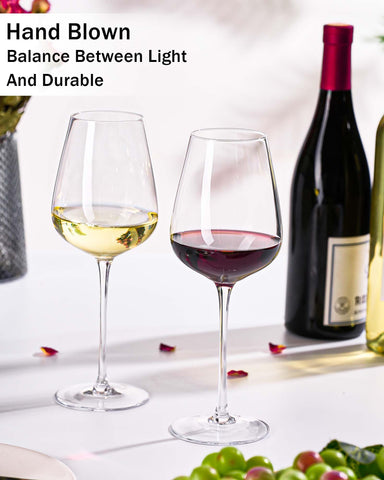 Premium gift packaging with pearl cotton protects glasses during transport