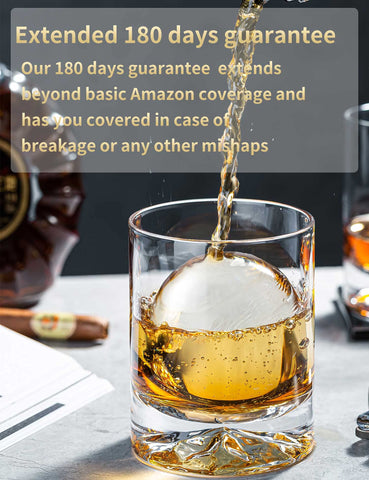 JBHO gift-ready packaging makes these whiskey glasses a refined gift.