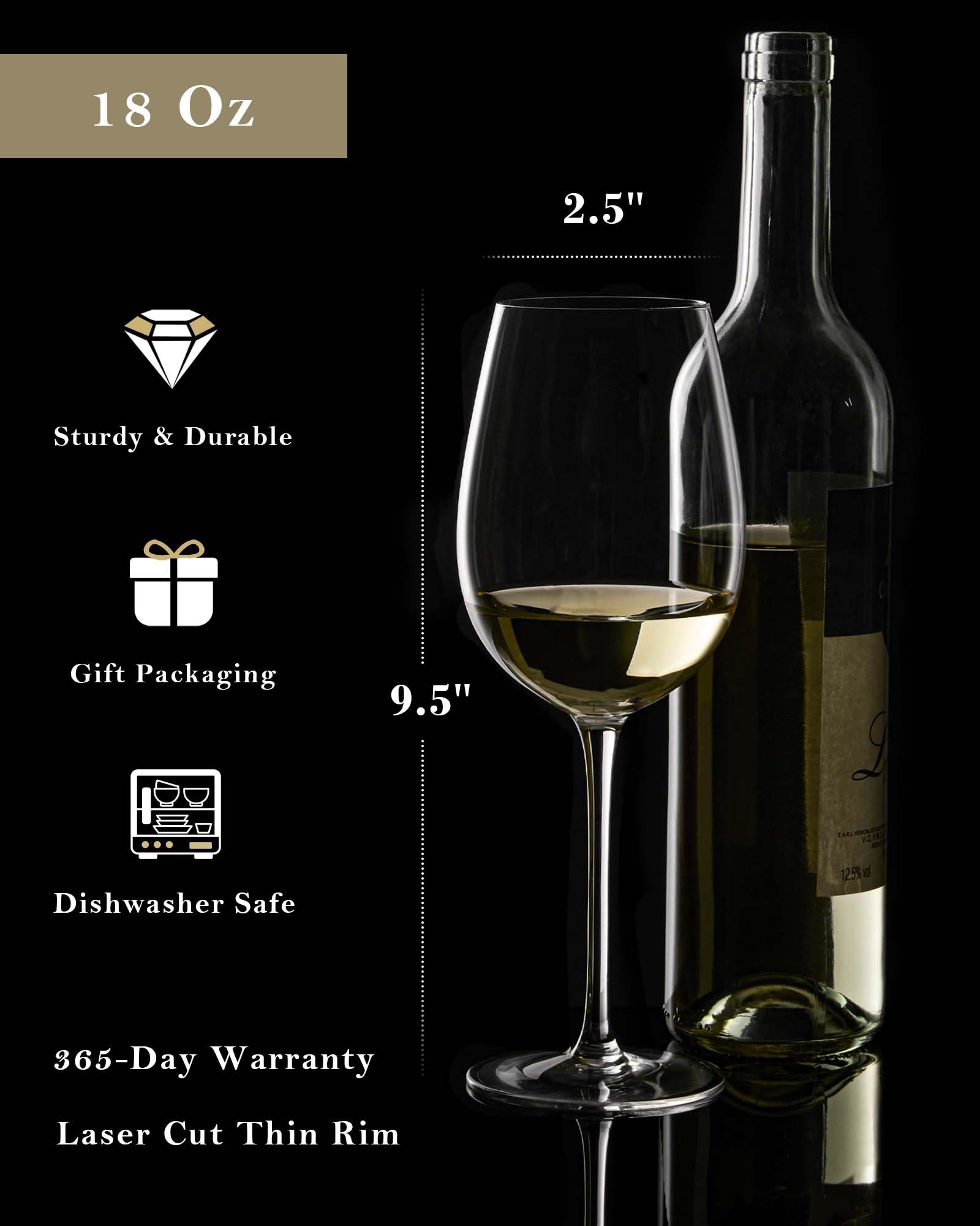 JBHO ultra-clear thin-rim glass, improves aroma perception and sip comfort