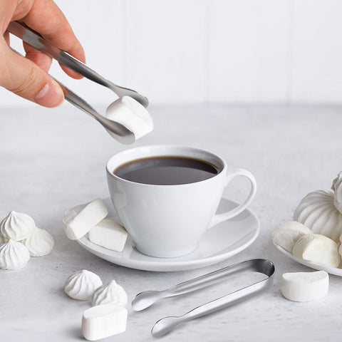 JCREN small tongs with ergonomic handle for precise pickup