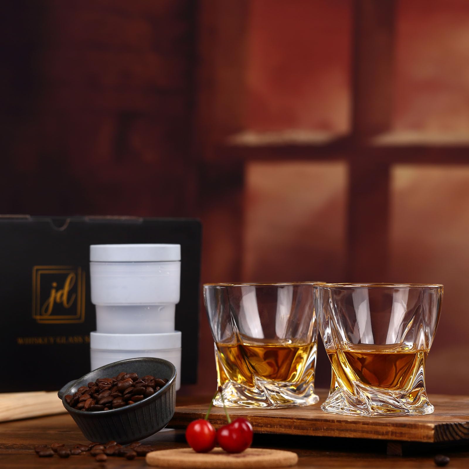 JDGOME versatile glassware suitable for vodka, rum, and mixed drinks.