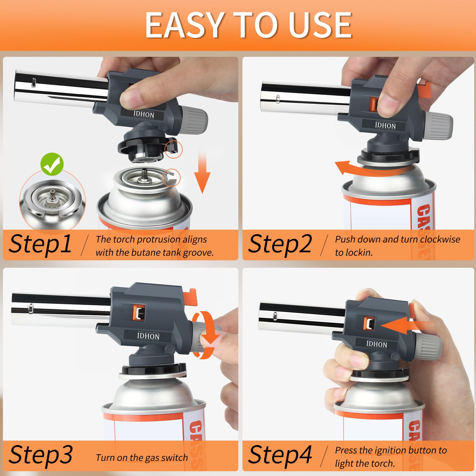 JDHON inverted-use design lets you cook from any angle.