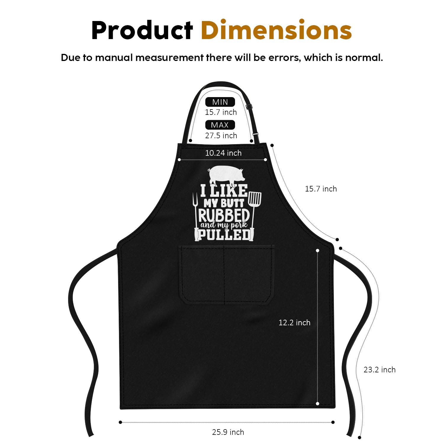 JDNFYGX dimensions 26x28 inches provide full coverage while cooking