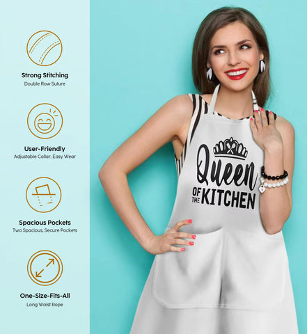 JDNFYGX Waterproof and stain resistant aprons for messy recipes