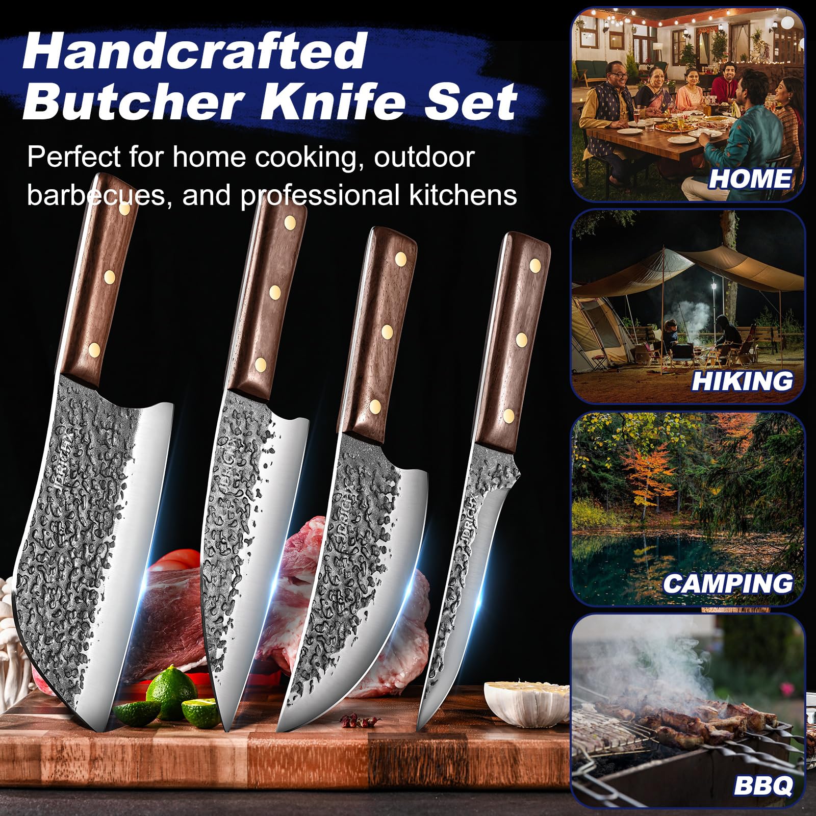 JDRICHX 7in Viking knife shown for versatile everyday prep