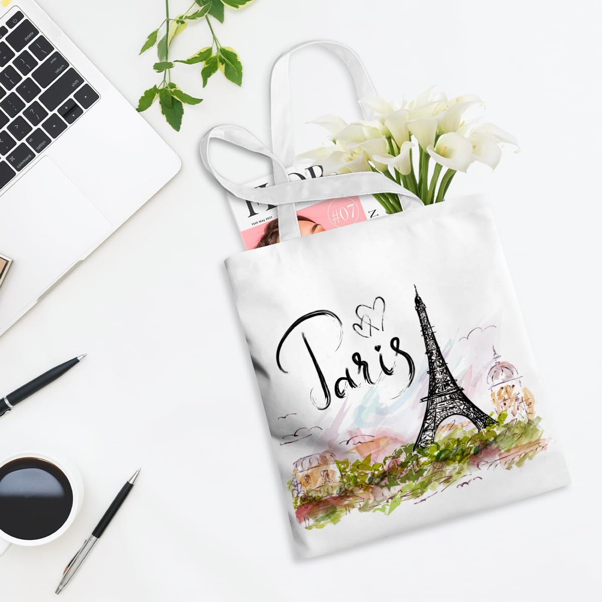 Jealance canvas beach-grocery tote durable and easy to clean after daily use.
