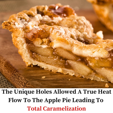 Jean Lemond Why Holes with removable base eases crust release.