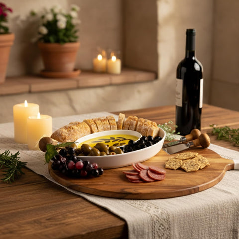 Jeanne Fitz gift-worthy entertaining set for birthdays, housewarmings, and holidays.
