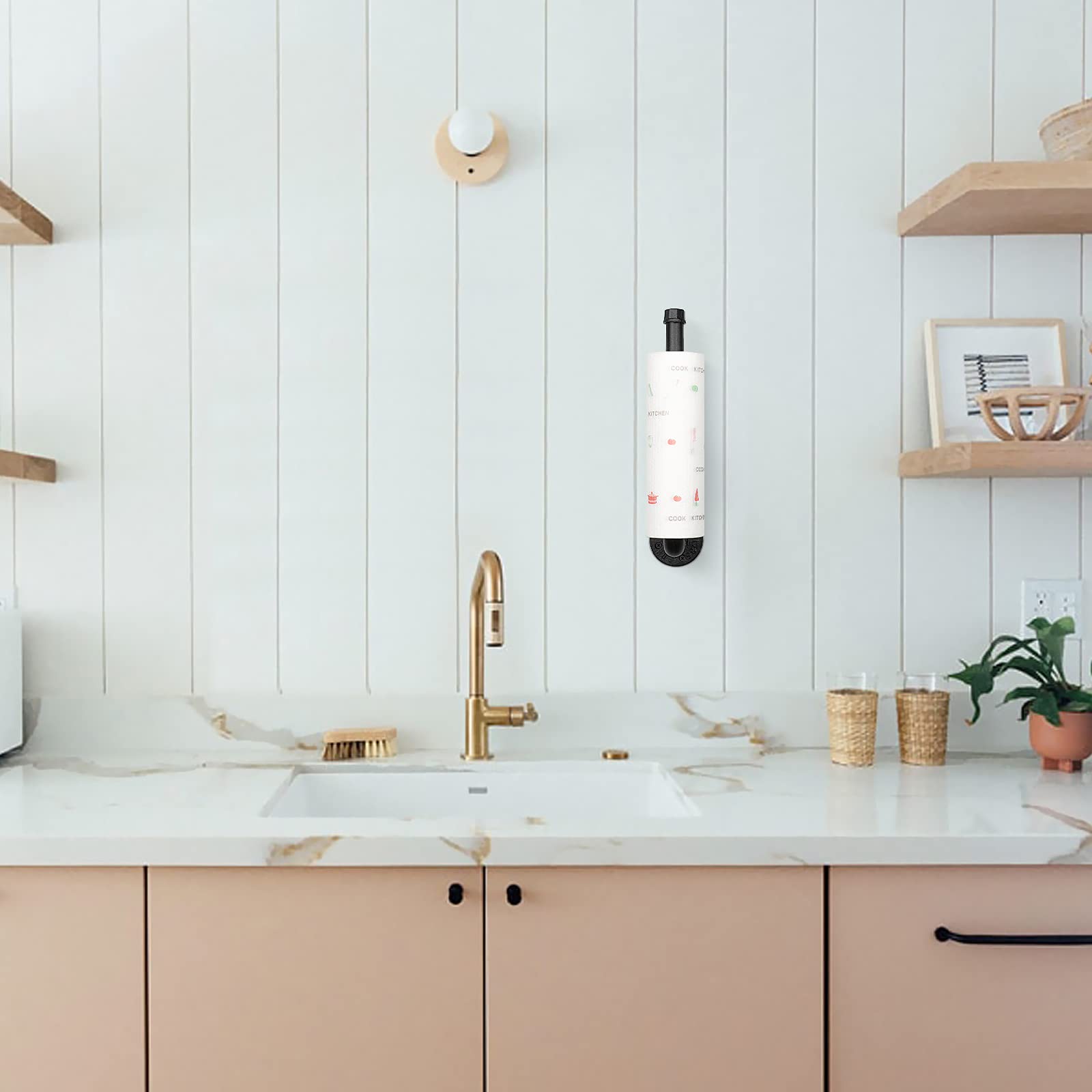 Jeasor black finish iron detail adds vintage-industrial style anywhere.