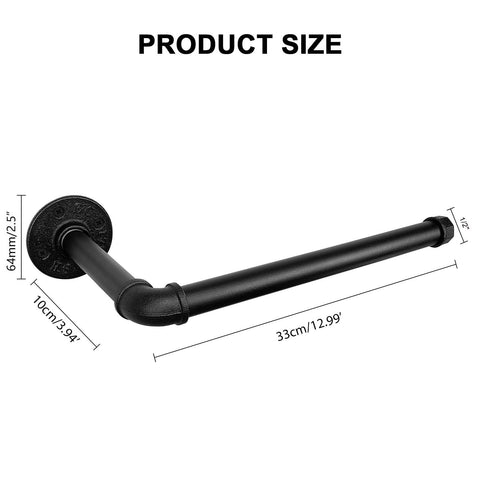 Jeasor paper towel holder closeup shows round-end cap securing rolls.