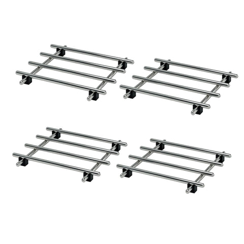 JEEATCN stainless steel trivet 7x7 supports hot pots safely.