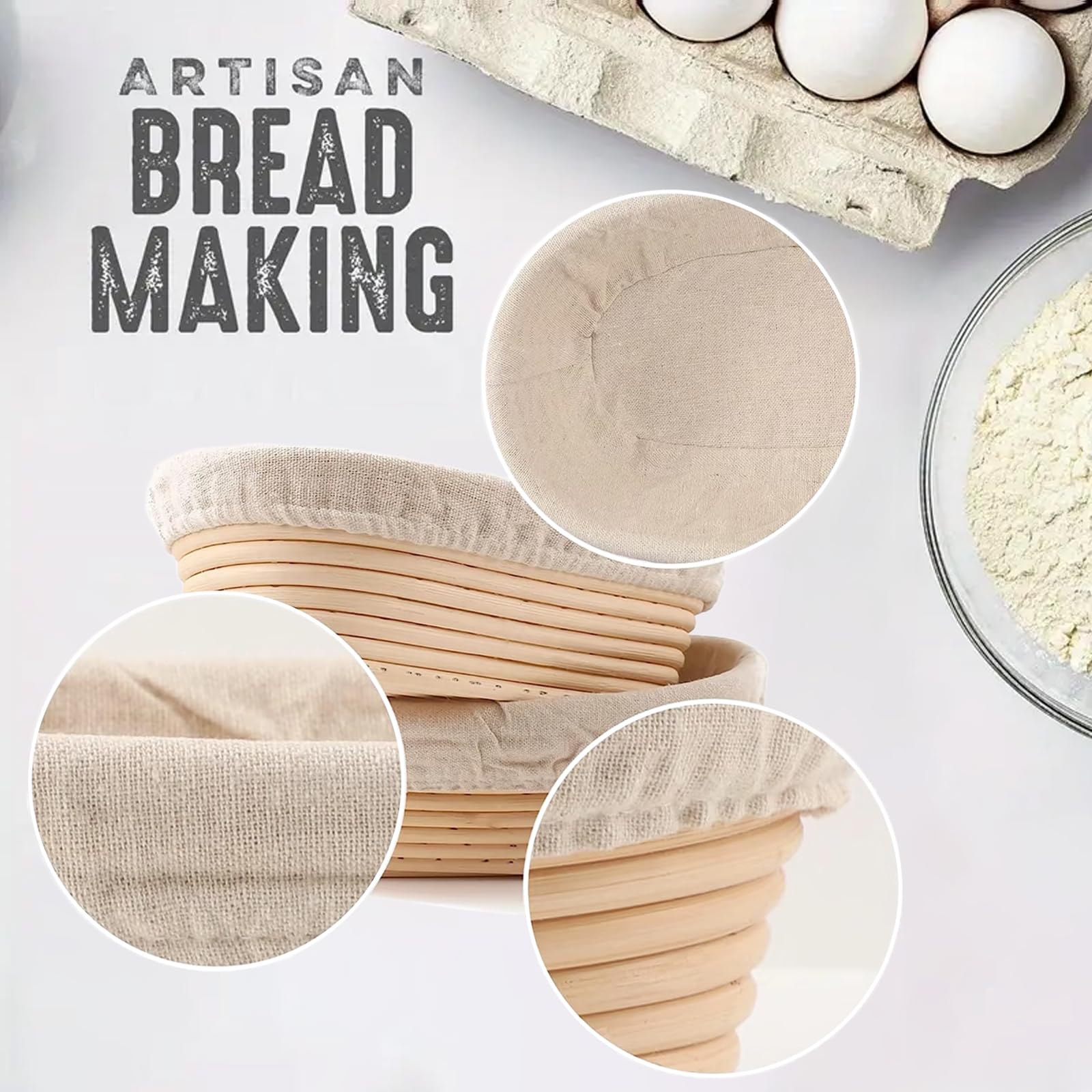 Jeensley Banneton brochure provides baking tips and guidance.