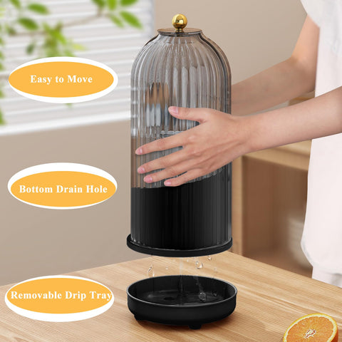 JEESA 360-degree rotating base for easy access to utensils
