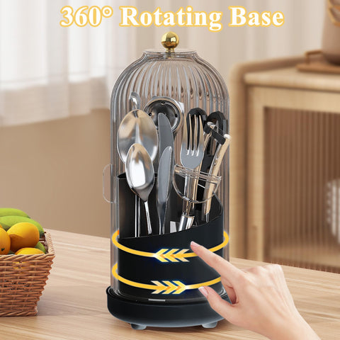 JEESA cylindrical compact footprint design on a kitchen counter