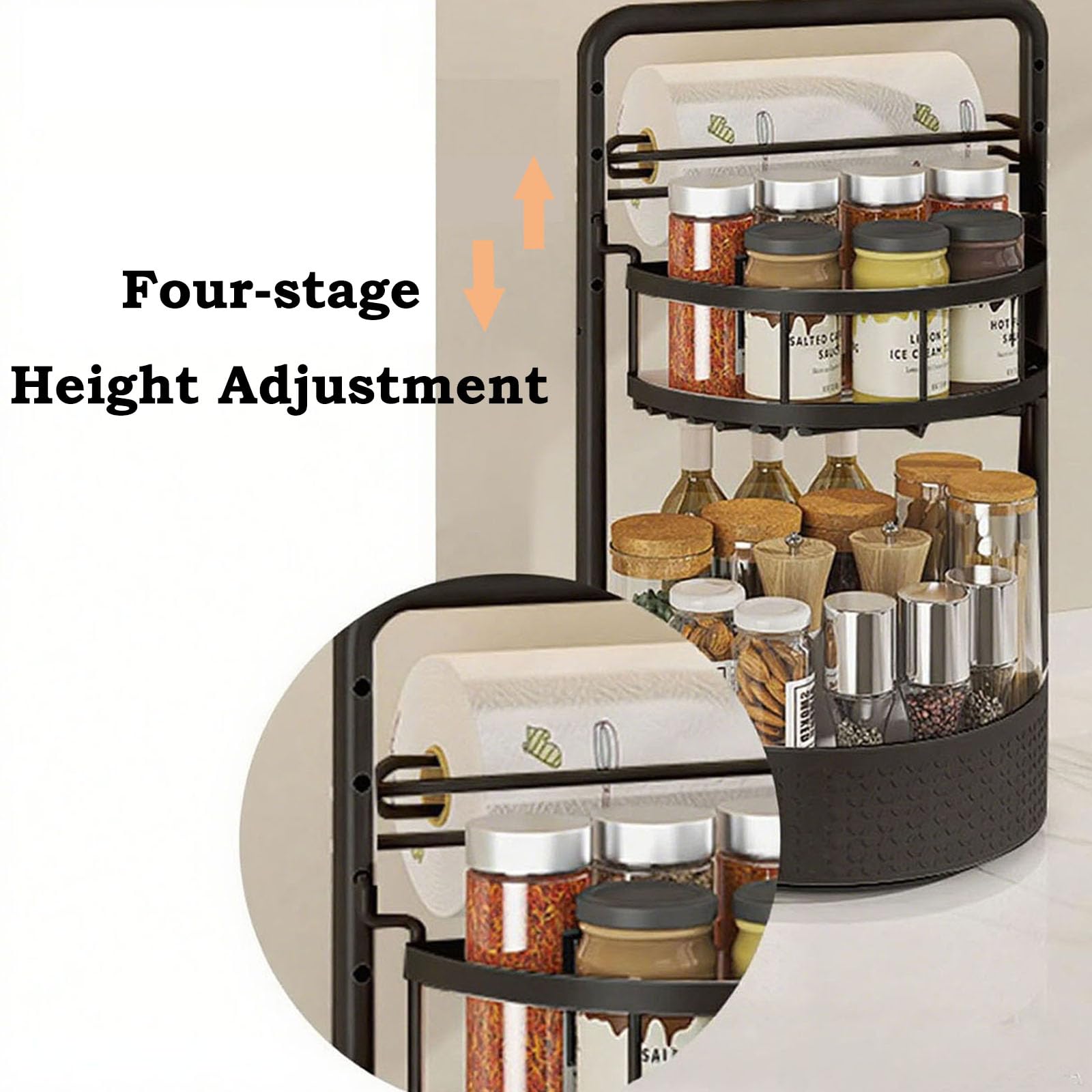 JEESA guardrail design secures bottles during rotation