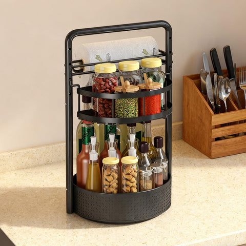 JEESA turntable keeps condiments within easy reach
