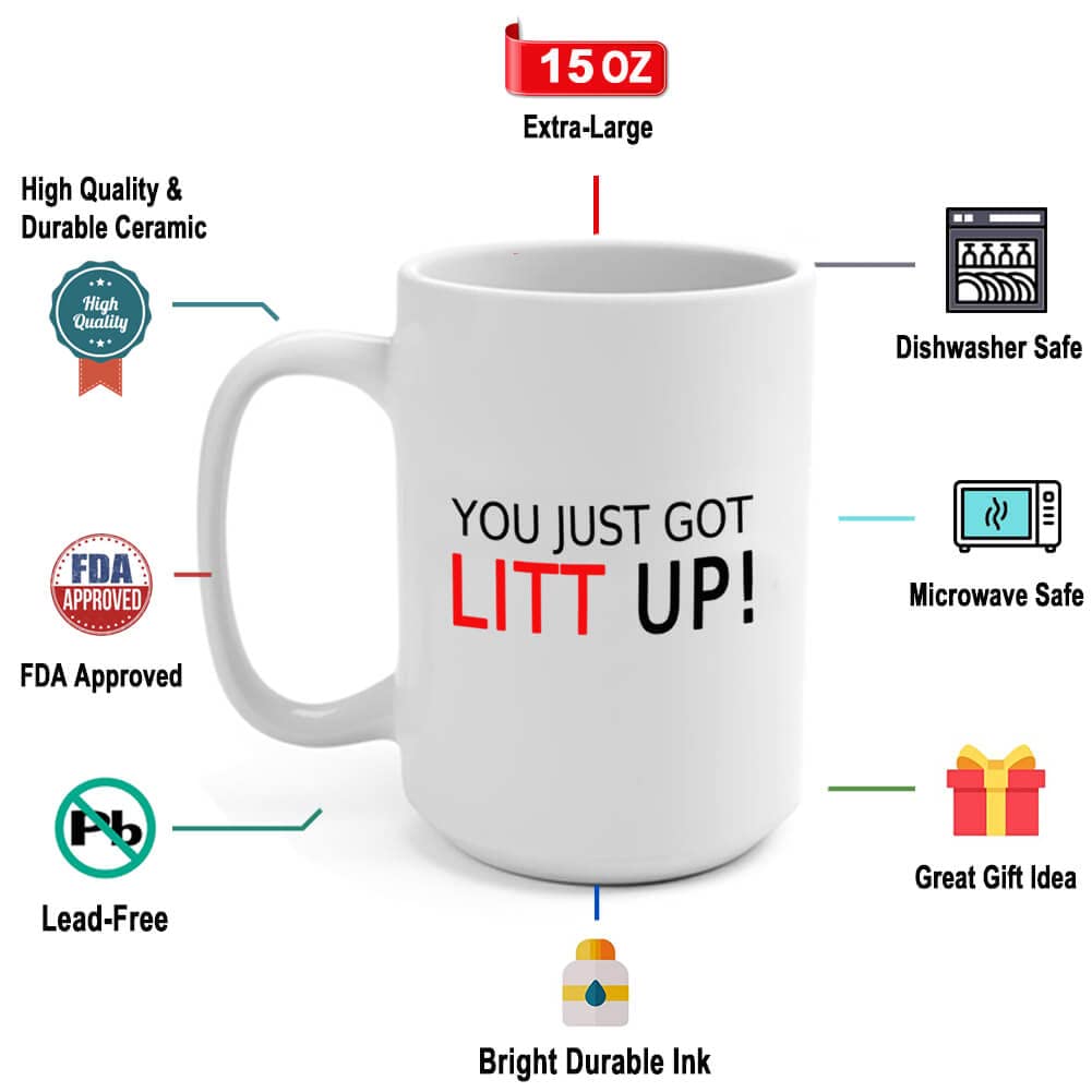 J.Ehonace mug double-sided print keeps colors bright and long-lasting.