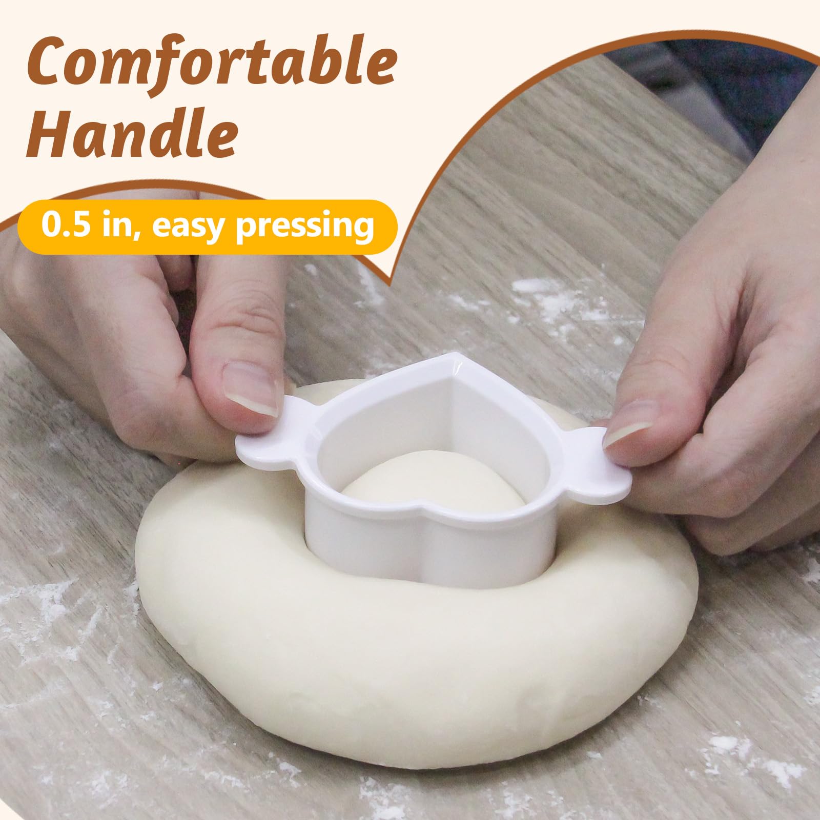 BPA free ABS material ensures safe reusable baking