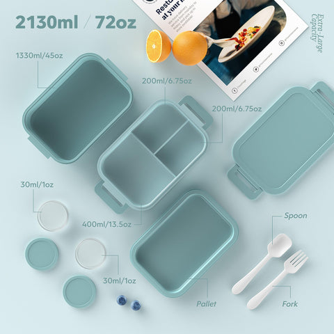 Jelife Bento Box microwave, dishwasher, and freezer safe for quick reheats and easy cleanup