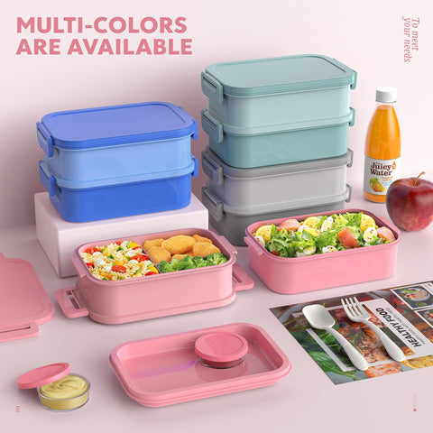 Jelife BPA-free material ensures safe, non-toxic meals in microwave and freezer use.