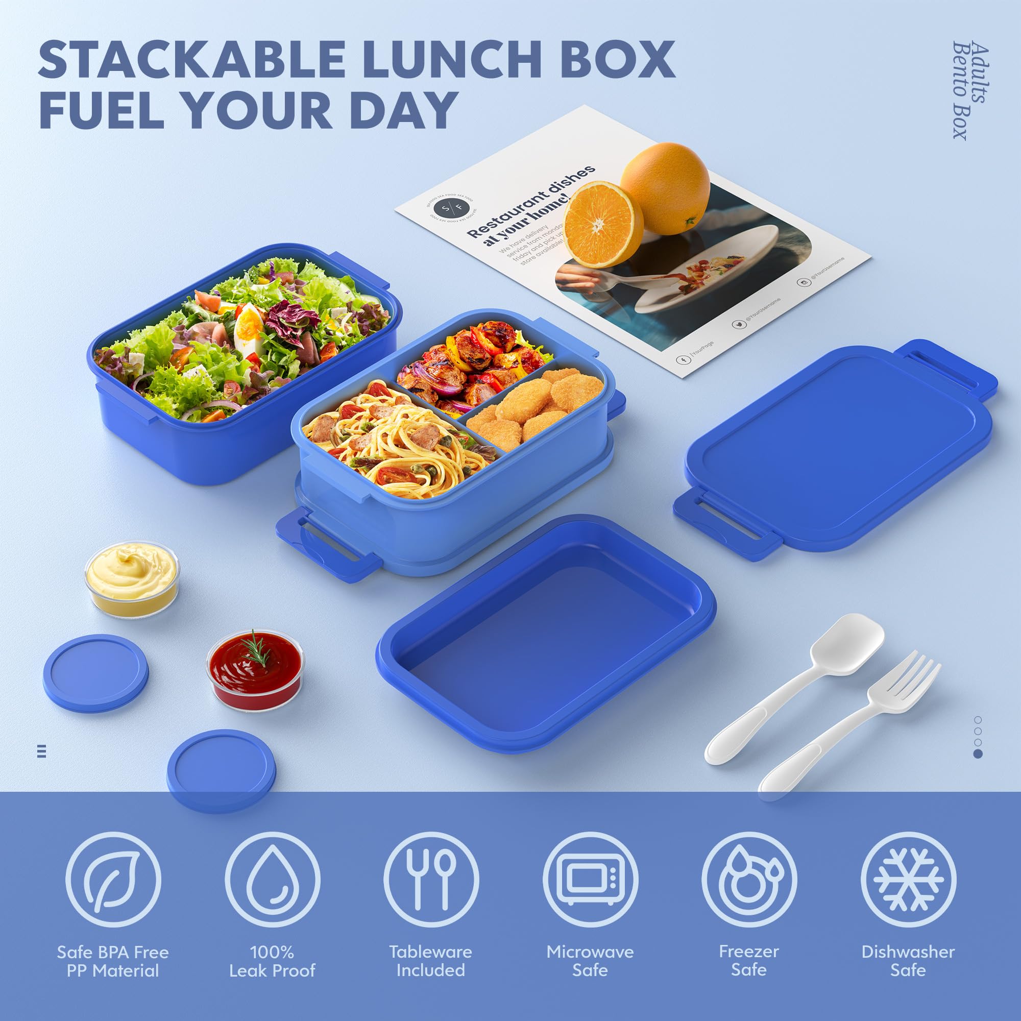 Jelife BPA-free PP material ensures safe family meals