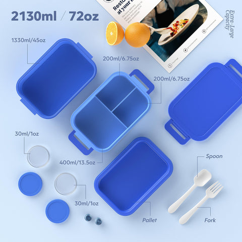 Jelife two sauce containers keep dressings separate and fresh