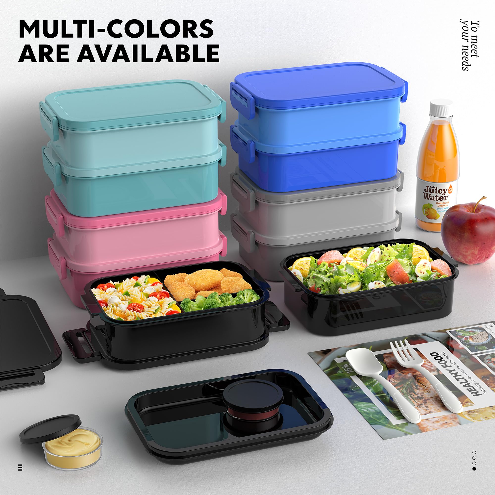 Jelife to-go adult lunch box is ideal for commuting meals.