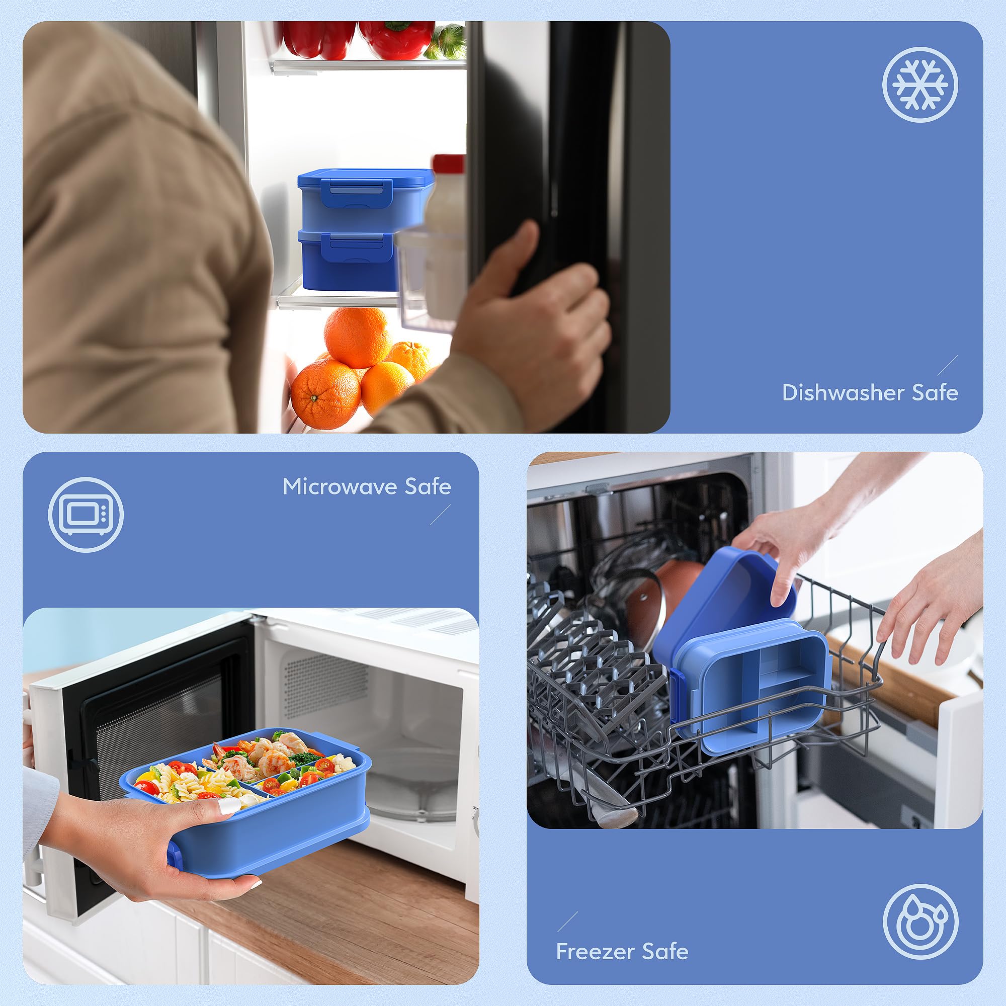 Jelife to-go lunch box ideal for work, school, travel