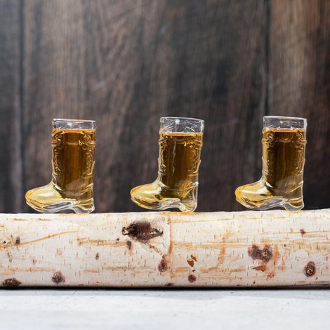 JEM GLASS disco vibe shot glasses, add a playful Western touch.