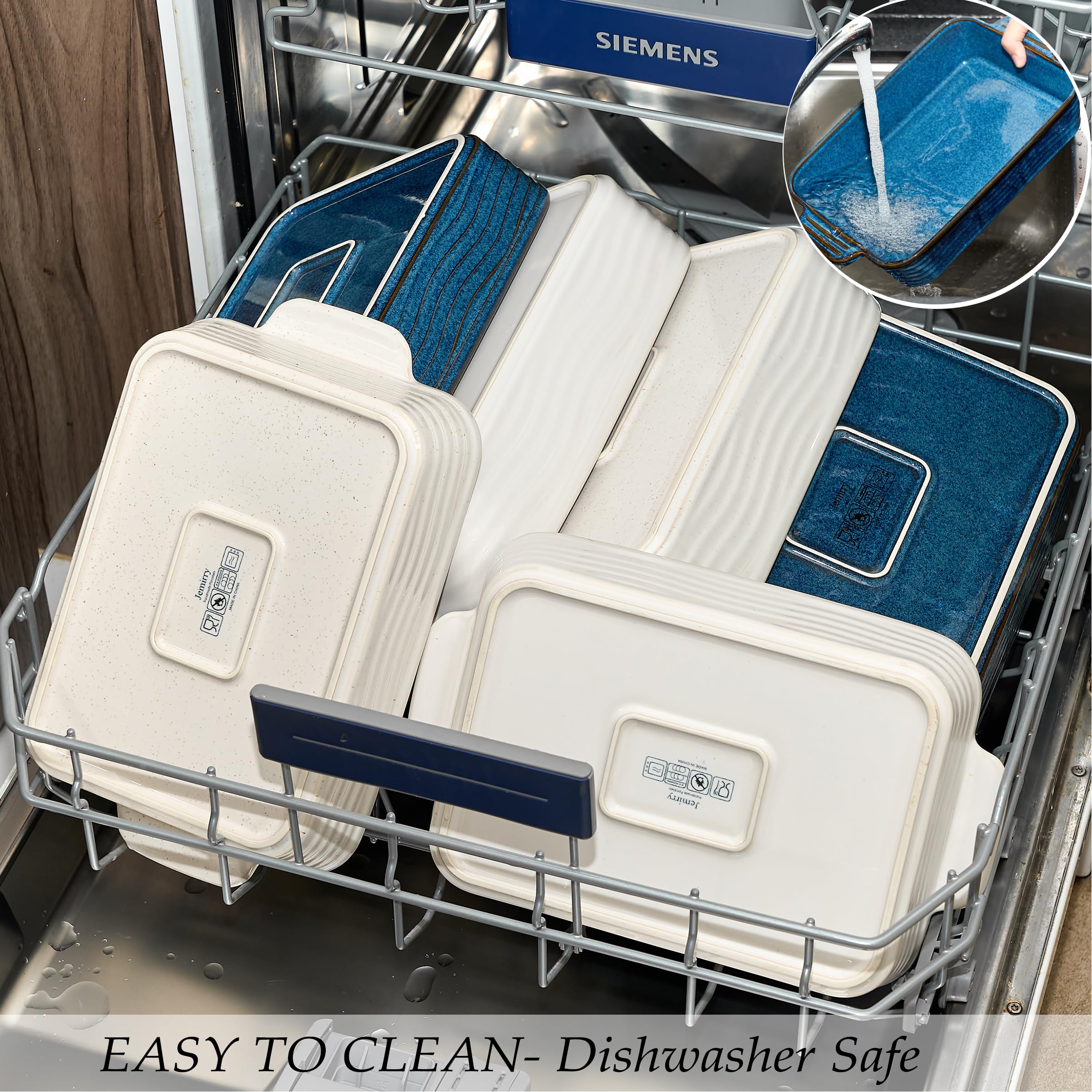 Jemirry gift-ready blue bakeware for housewarmings and holidays