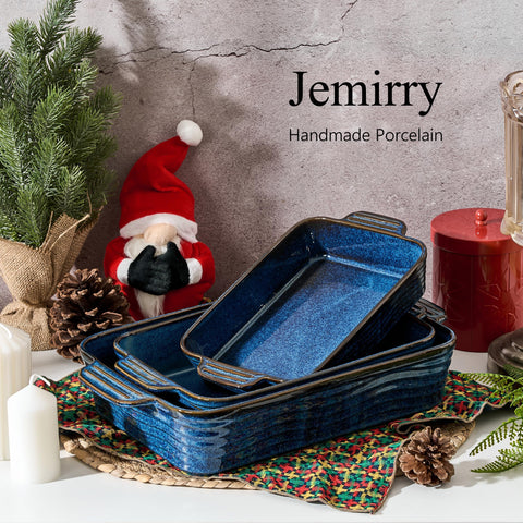 Jemirry table-ready ceramic dish enhances presentation and keeps food warm