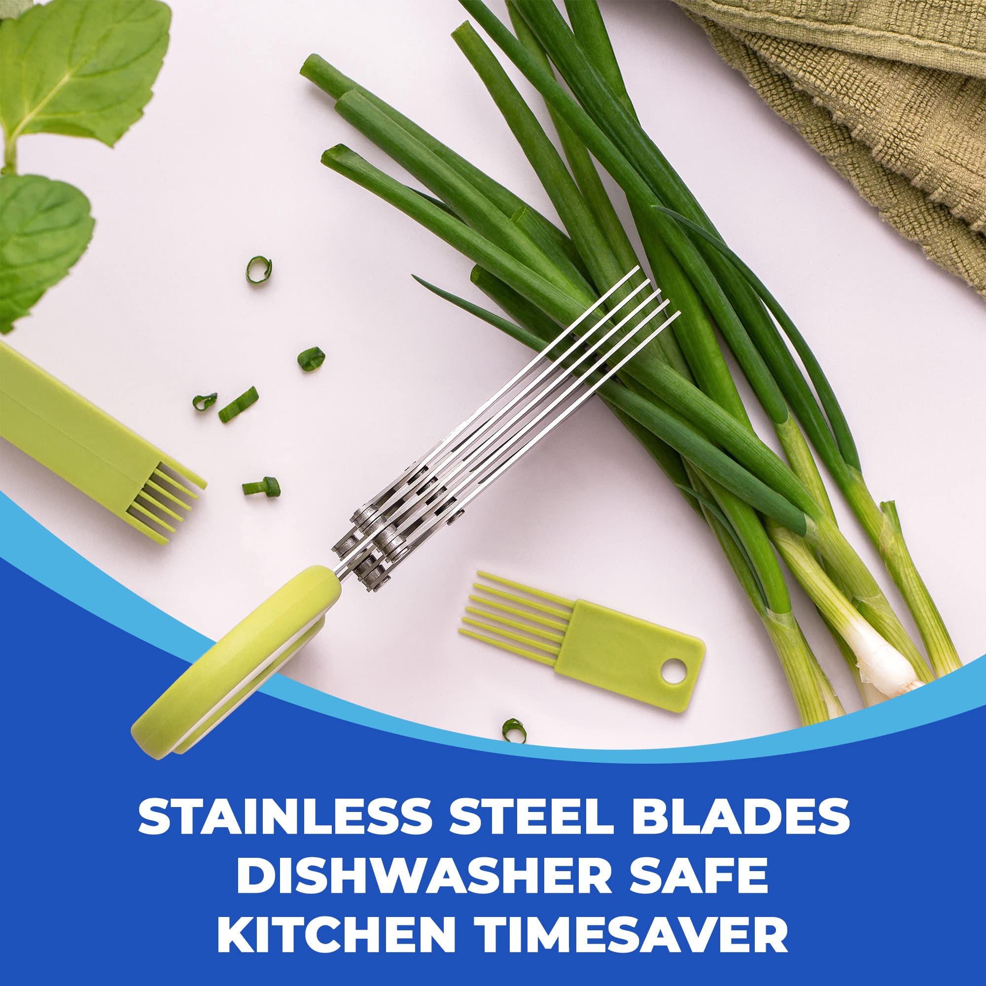 Jenaluca stainless steel blades resisting rust for long-lasting kitchen use