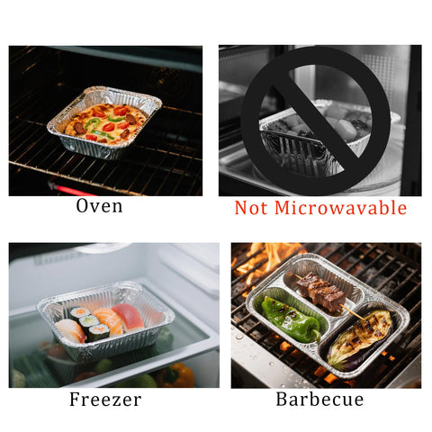 Jengaer Christmas party leftovers storage for easy cooling and sharing.