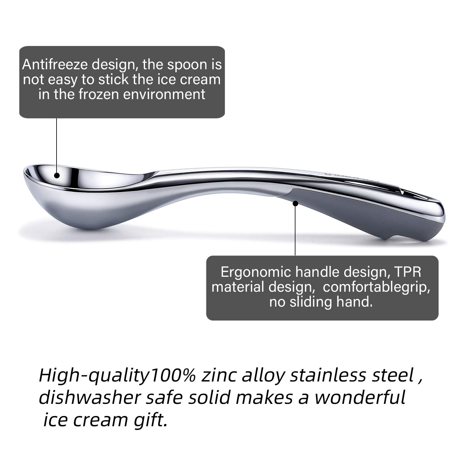 JENNIMER unbreakable zinc alloy construction built for busy commercial kitchens.