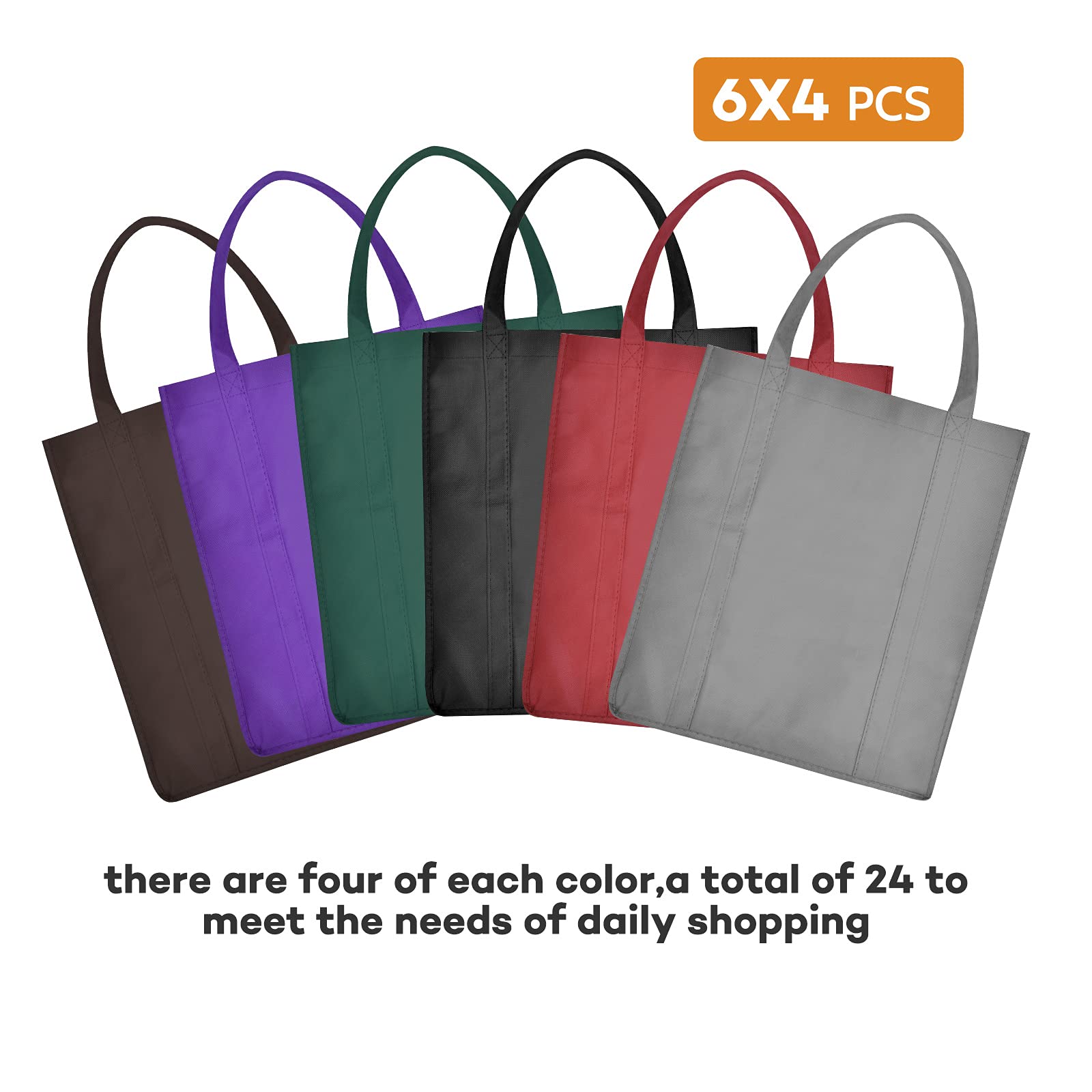 JERIA heavy-duty tote bag with reinforced handles for easy carry.
