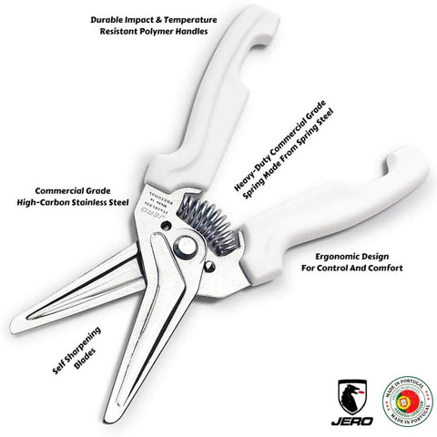Jero bag-opening and snipping kitchen shears for quick prep tasks.