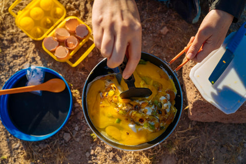 Jetboil Summit skillet dimensions 8x8.5x1.9 inches for planning.