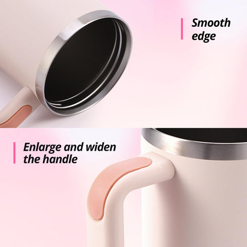 JETIKON Insulated stainless steel 40oz keeps beverages hot or cold longer.