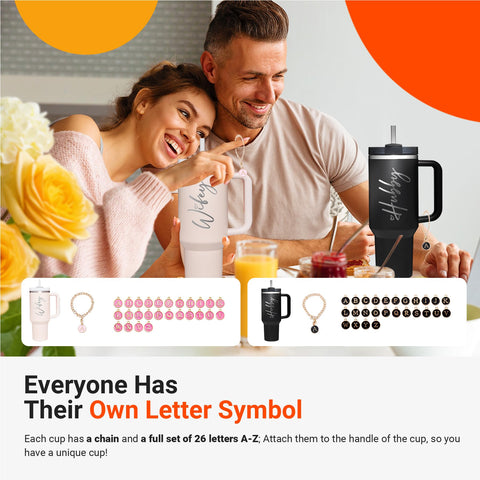 Jetikon pale pink and black couple tumblers for stylish partner aesthetics.