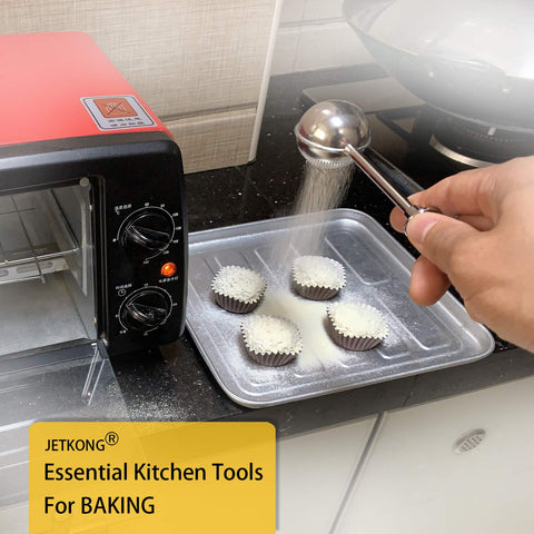 JETKONG Baker's Dusting Wand is dishwasher safe and easy to clean.