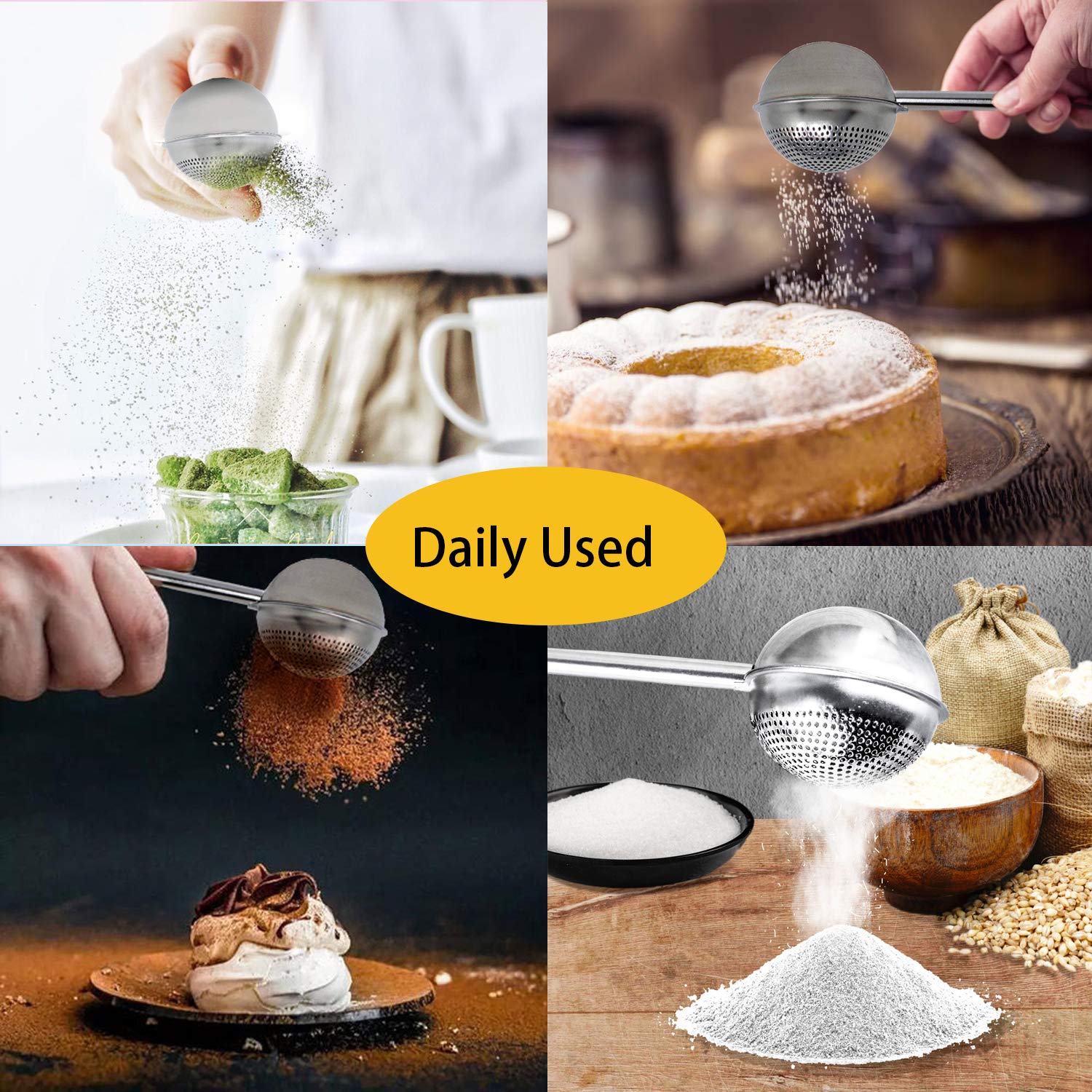 JETKONG Baker's Dusting Wand helps minimize waste with controlled dusting.