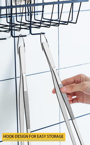 JETKONG multi-use tweezers suitable for cooking, serving, and delicate tasks