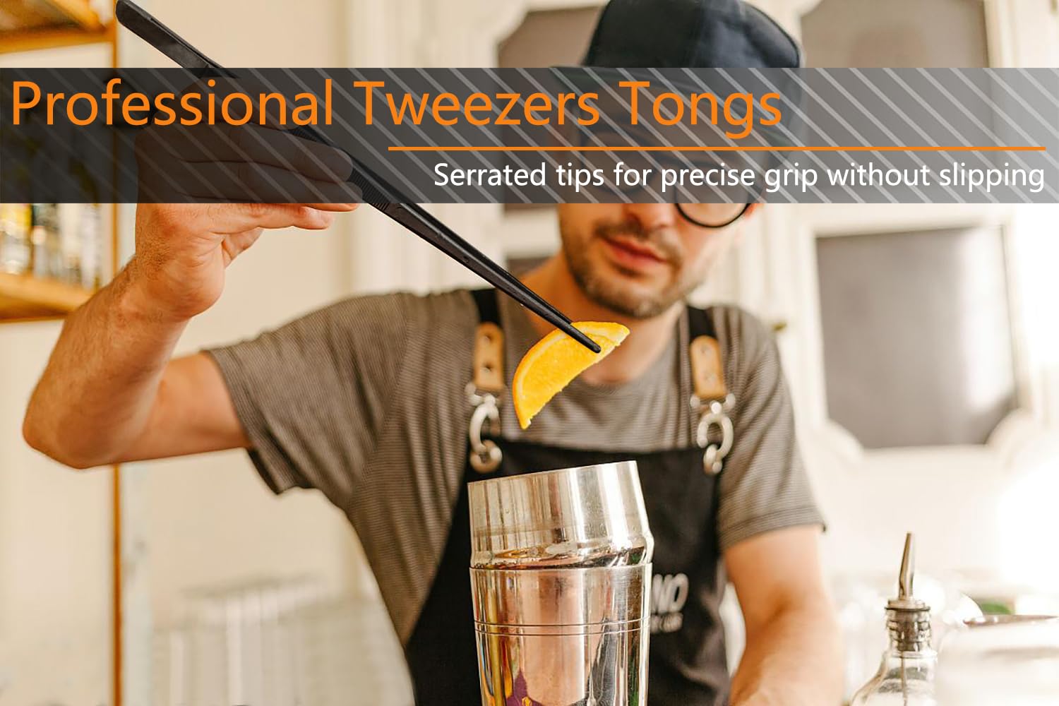 Jetkong professional tweezers for seafood and garnishes