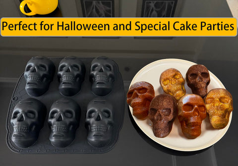 JETKONG provides 100% satisfaction service for this silicone skull mold.