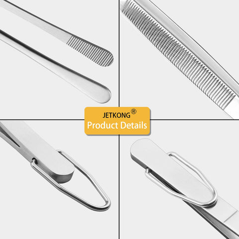 JetKong tweezers rear hook for easy kitchen storage