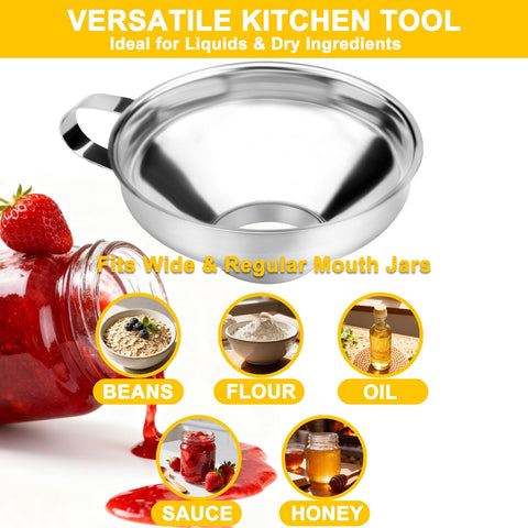 JETONN 3-piece funnel set designed for compact nesting