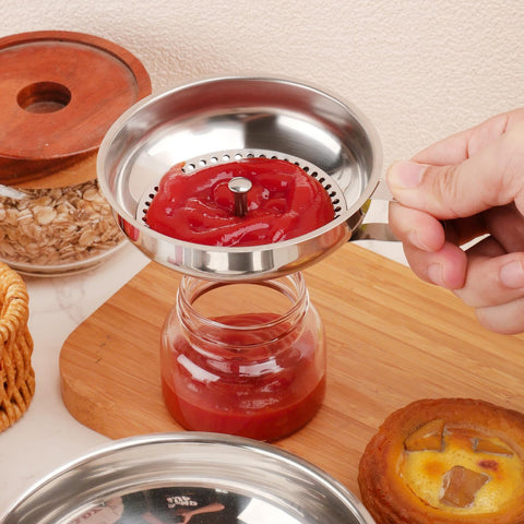 JETONN jams and sauces transfer without mess with the funnels