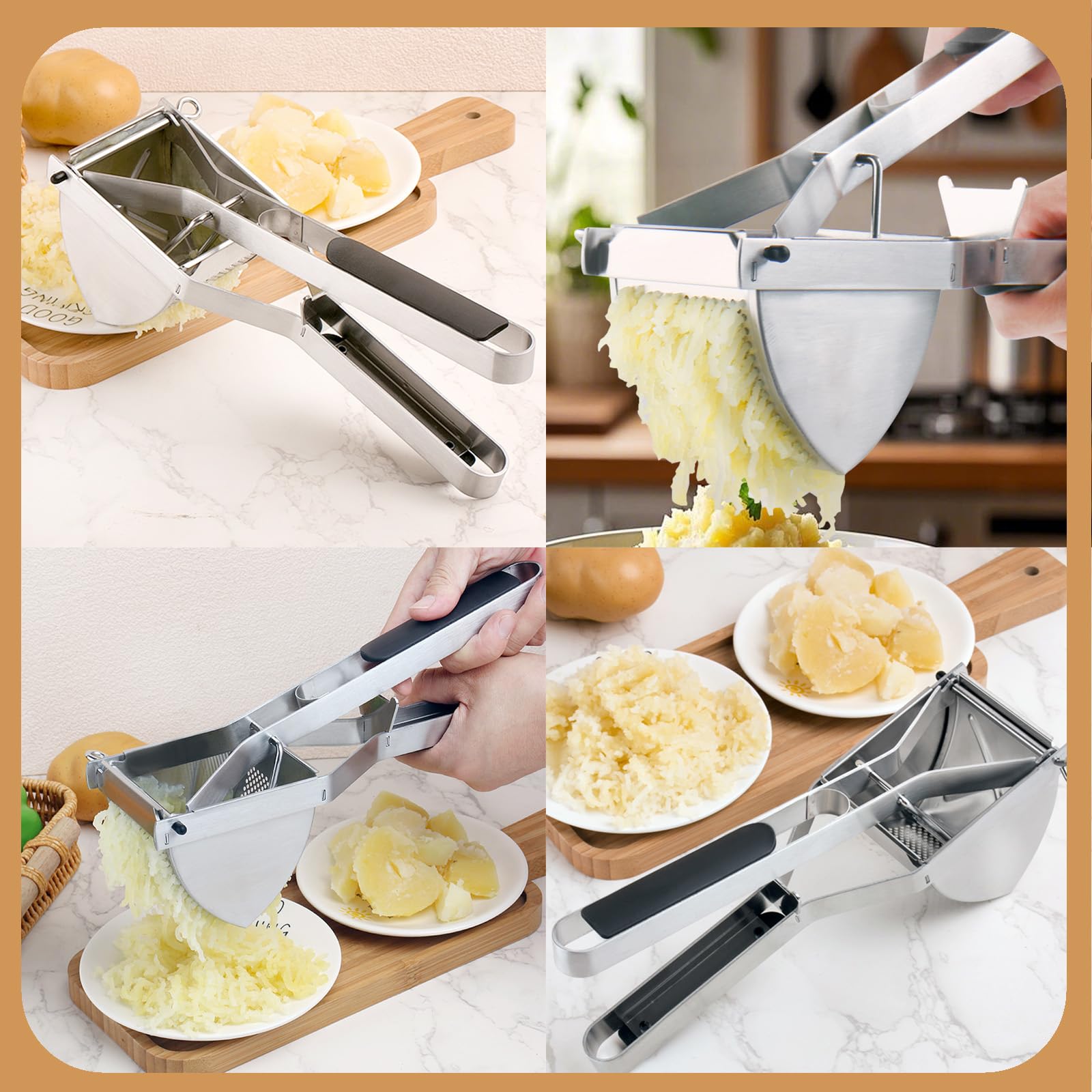 JETONN spaetzle-mash capability with ricer for variety in meals