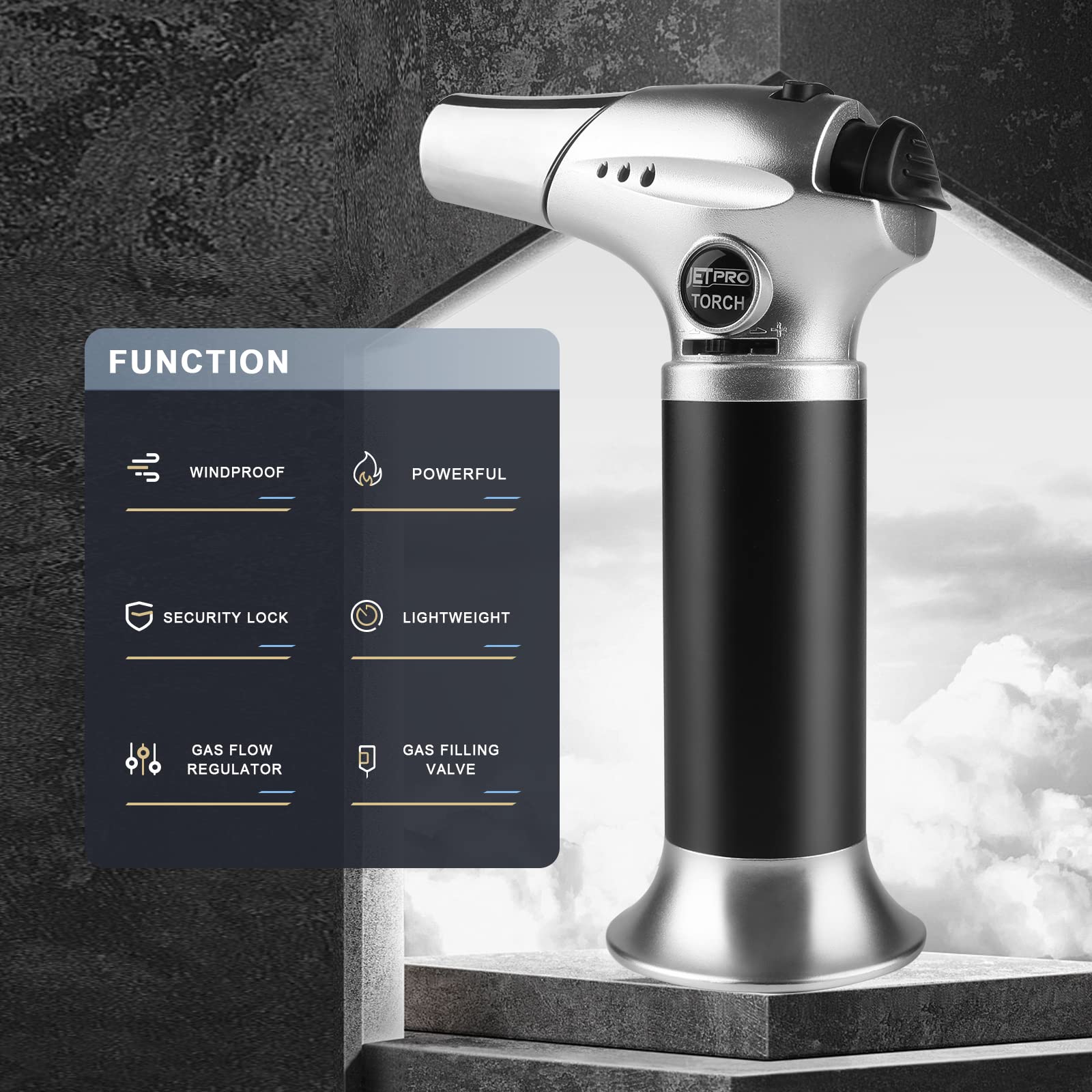 JetPRO aluminum nozzle withstands high heat for durable performance.